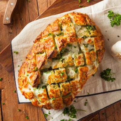 Cheesy Garlic Hedgehog Bread