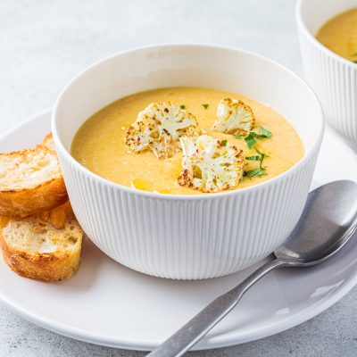 Cauliflower Soup with Ribblesdale Smoked Sheep