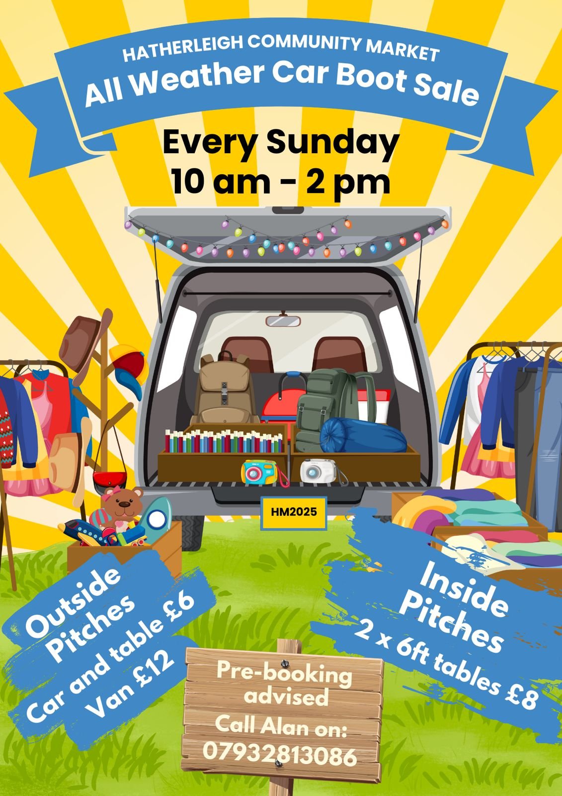 Car boot poster