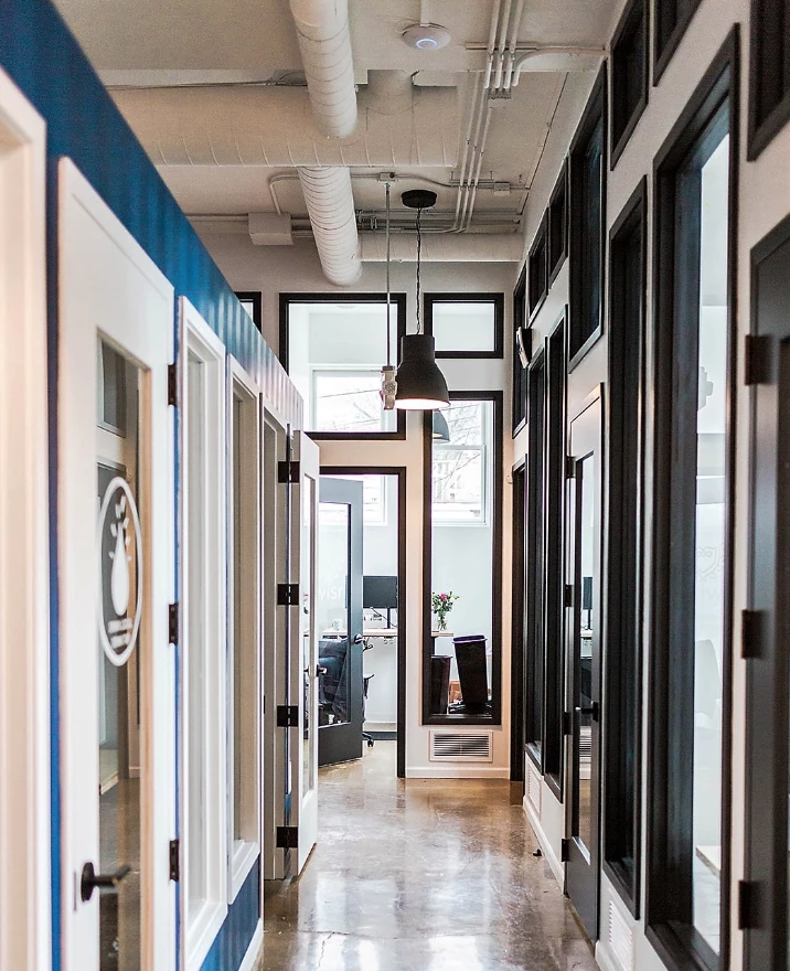 5ebd2a64c9e16f9a4 at Limelight Cowork Coworking area in Cleveland, United States
