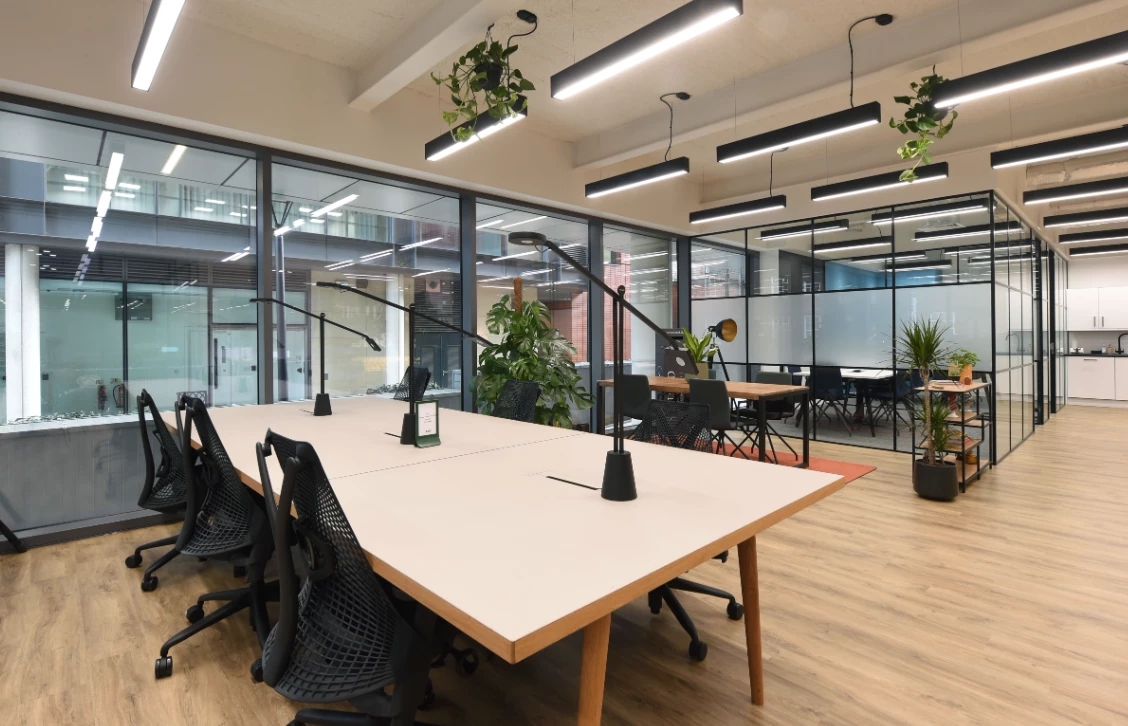 6287b7bee637a7c59 at Bold Bauhaus Coworking area in Manchester, United Kingdom