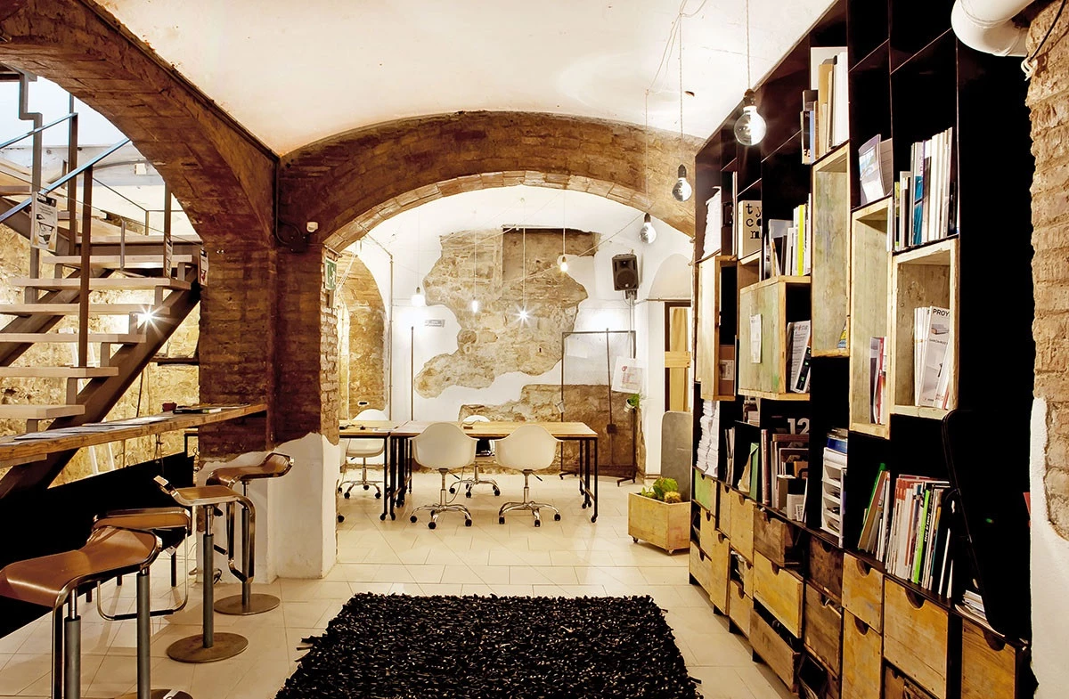 62d81b412093fb73c at Espai Born Coworking area in Barcelona, Spain