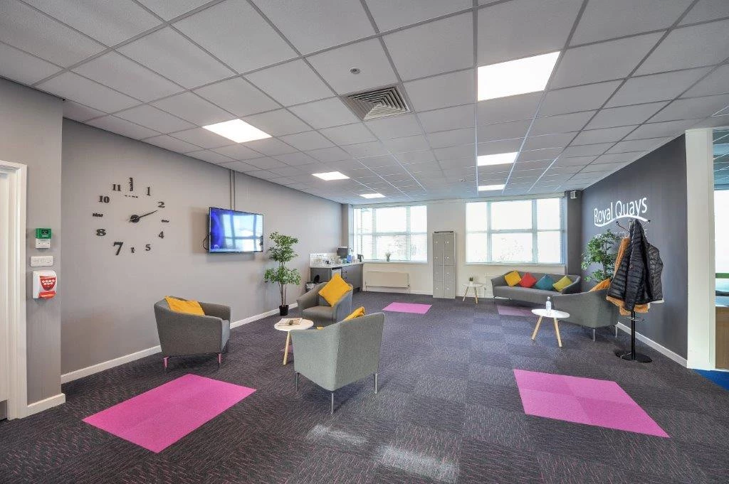 6359324666cddc4b3 at Royal Quays Business Centre Coworking area in North Shields, United Kingdom