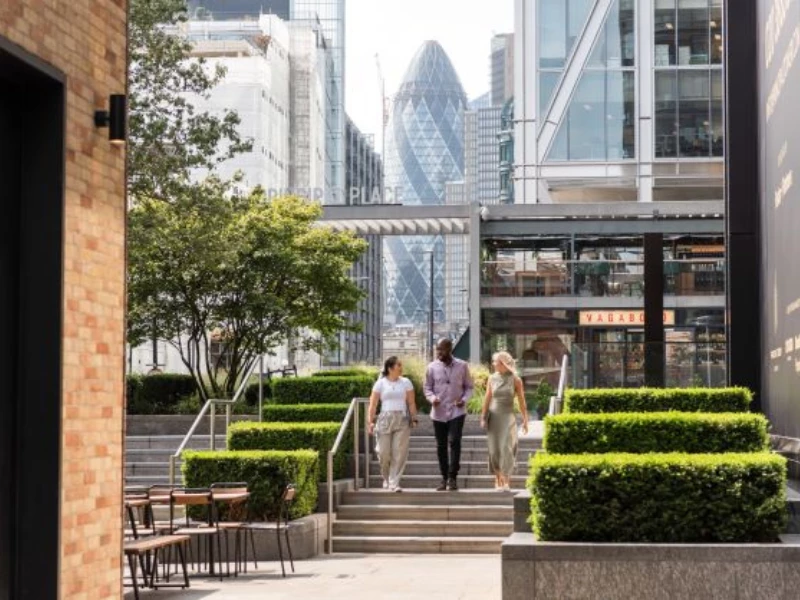6384f10263bc4d645 at Plexal Shoreditch Coworking area in London, United Kingdom