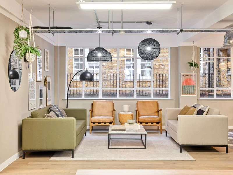 63c8230523c059461 at Beyond Kingsbourne House Coworking area in London, United Kingdom