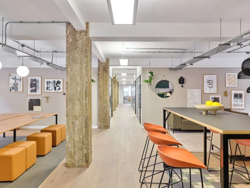 63c823076b1d243fe at Beyond Kingsbourne House Coworking area in London, United Kingdom
