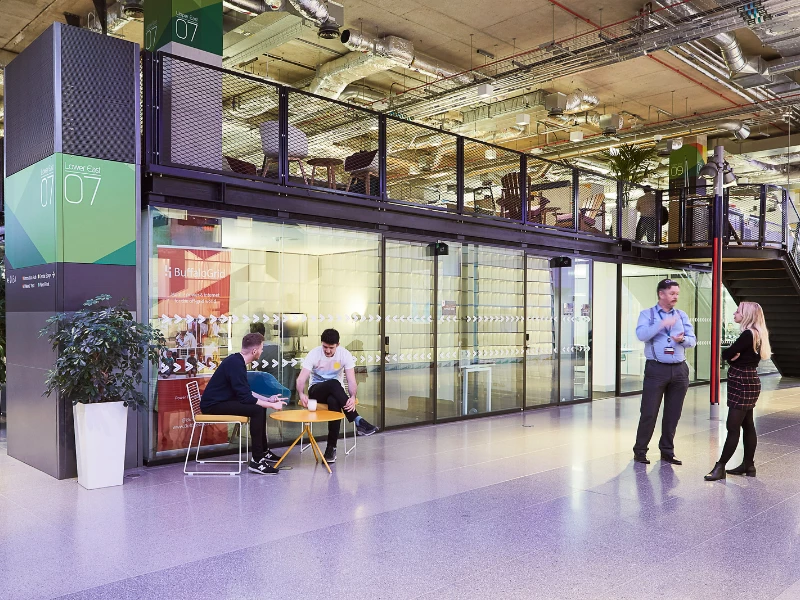 643e9ee40cc2134ed at Plexal Stratford Coworking area in London, United Kingdom
