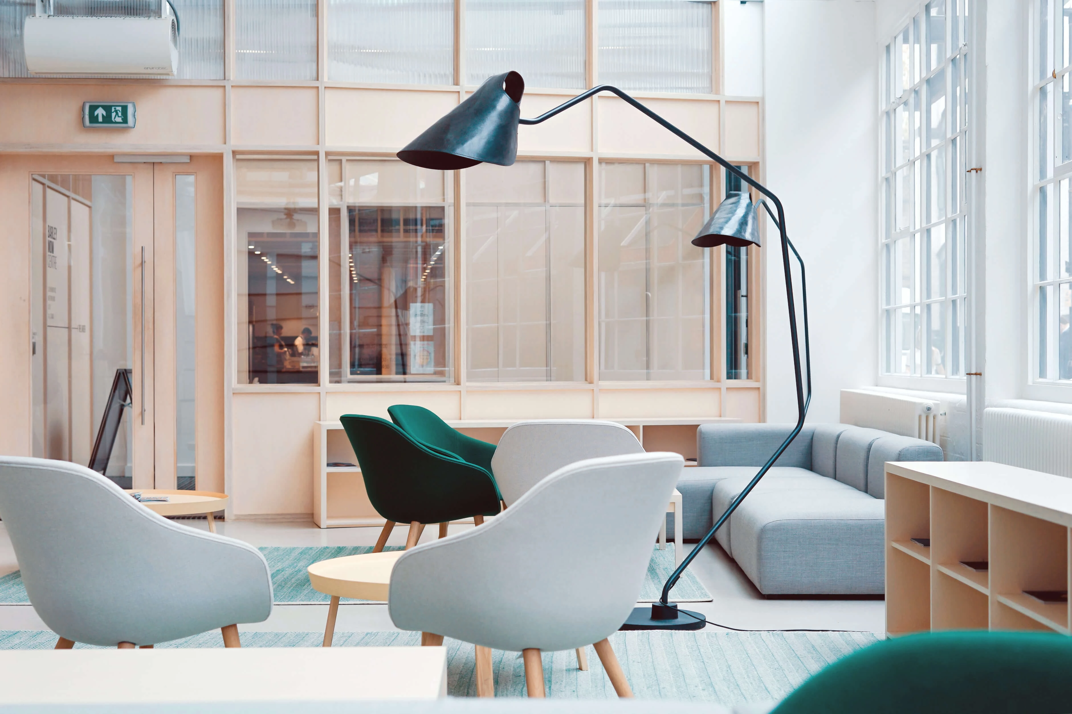 6710ff7d18e99 at Work + Play Coworking area in Finsbury Park, United Kingdom