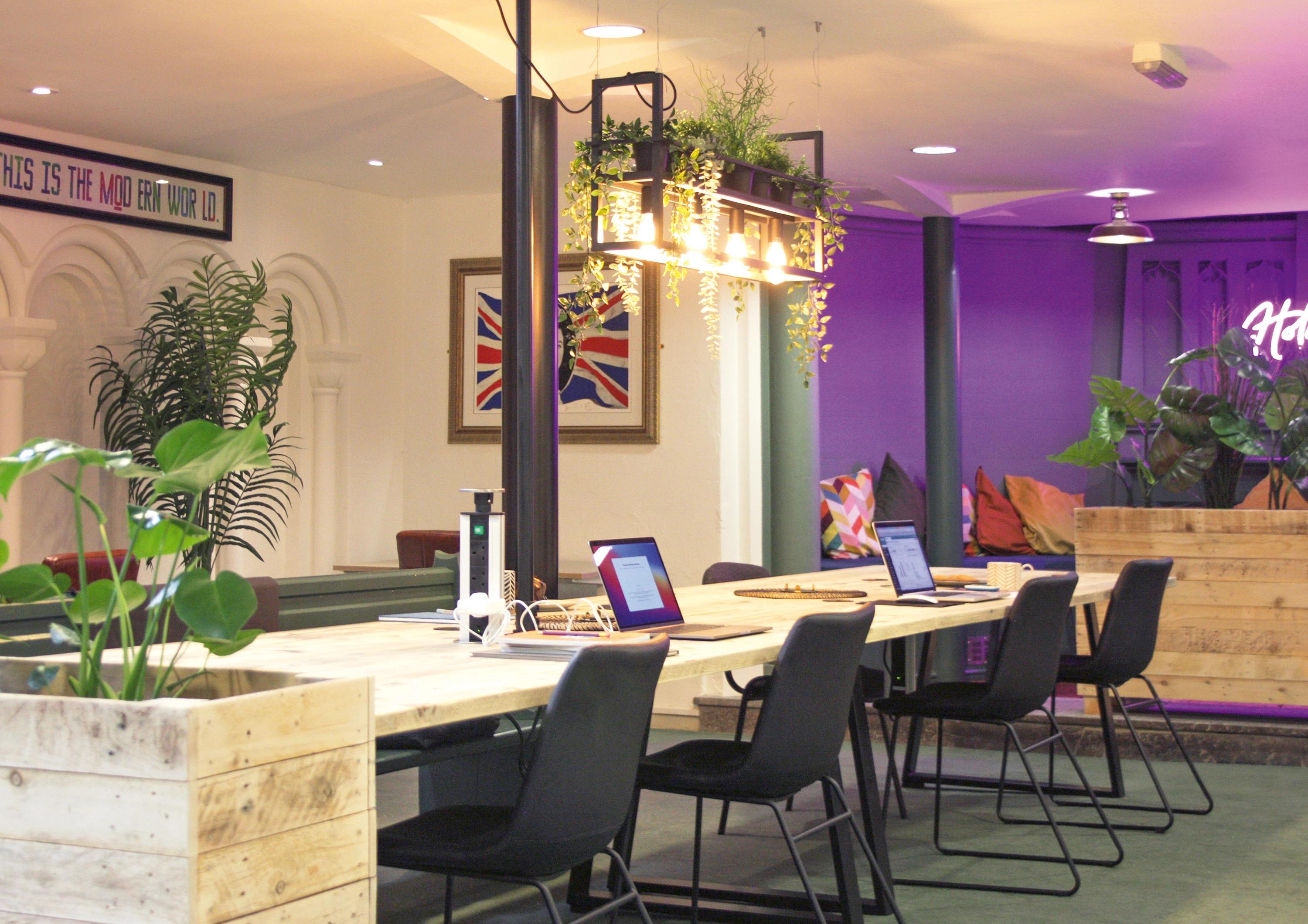 67110b8882860 at The Design Chapel Coworking area in Southampton, United Kingdom