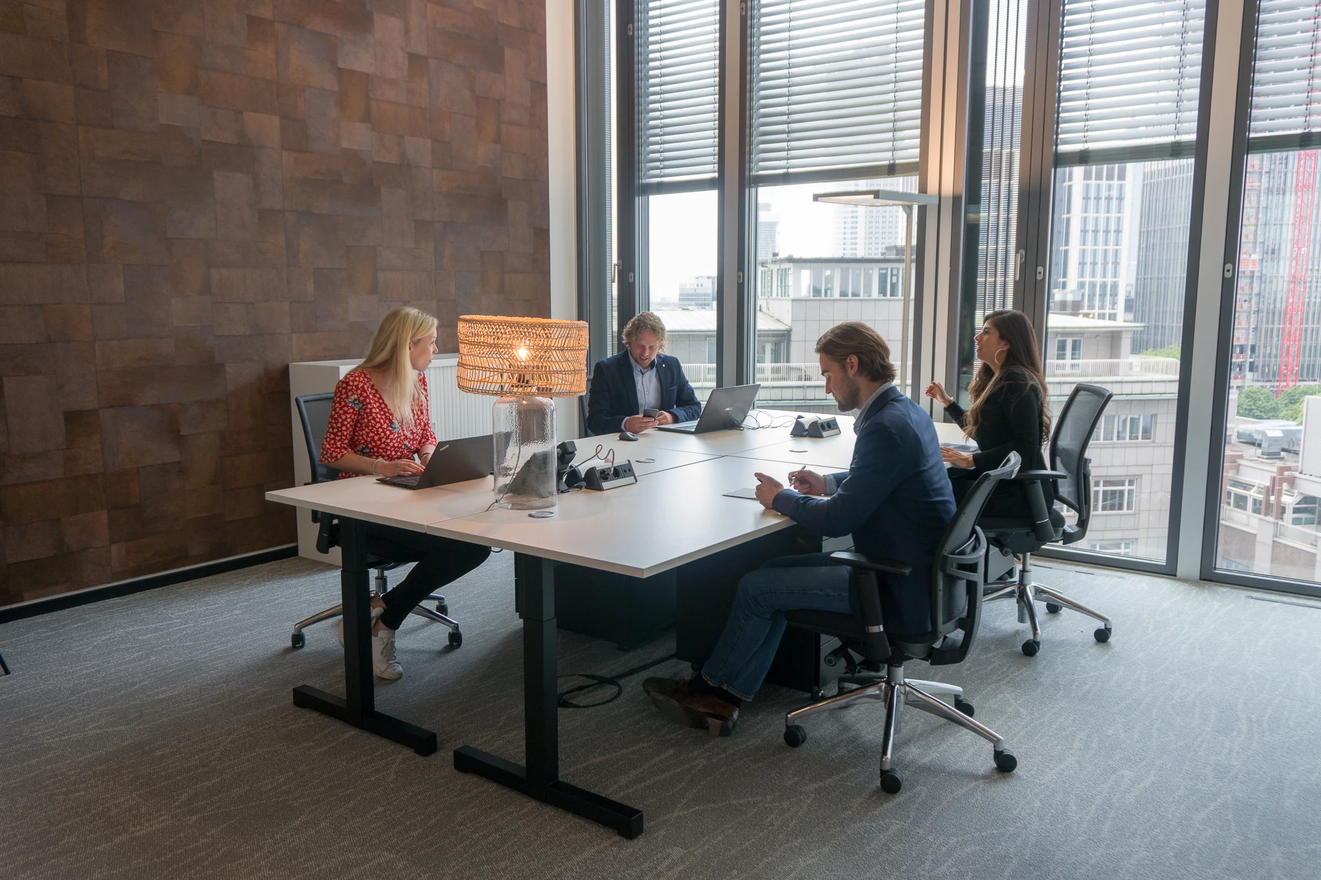 6718c88605143 at Tribes Frankfurt Garden Tower Coworking area in Frankfurt, Germany