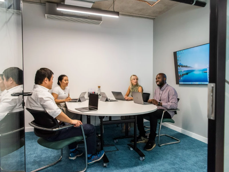 6384f5e854741a760 at 6 People Meeting Room @Plexal Shoreditch Meeting room in London, United Kingdom