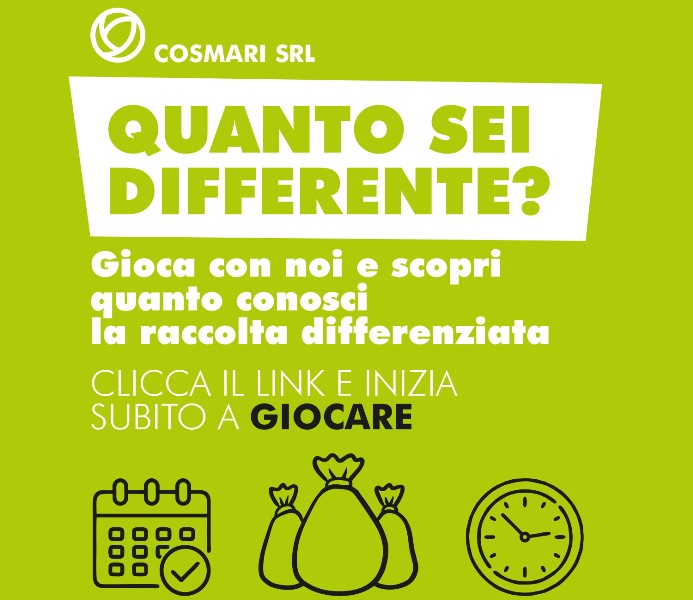 Gioco quiz per differenziare meglio