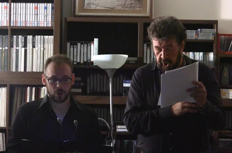 Concerto per due poeti, con Matteo Simonetti, Davide Bartolucci, Andrea Silvestrelli. Bartolucci-Silvestrelli