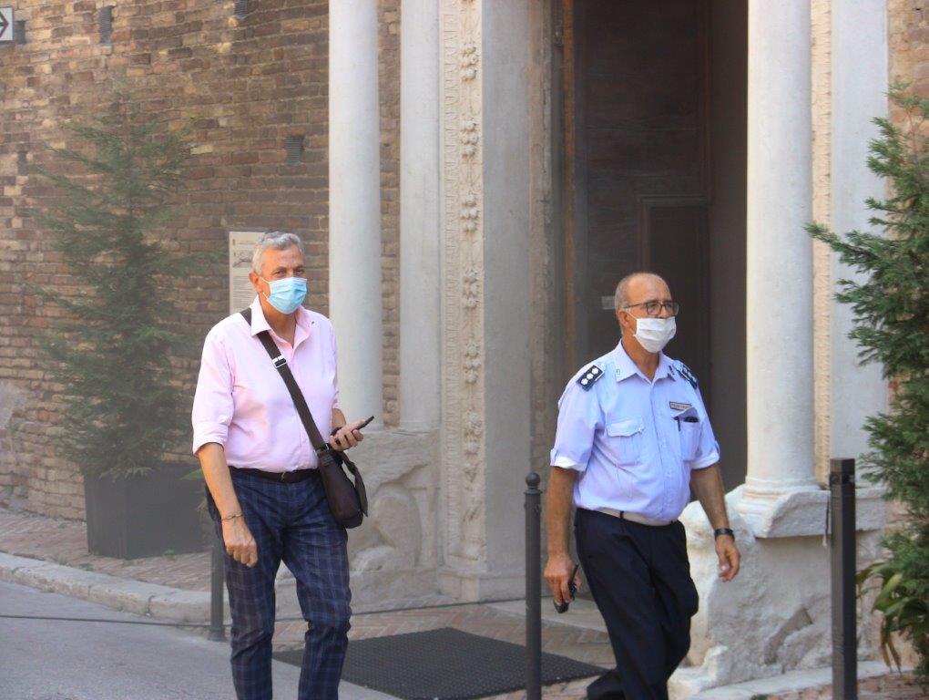 Ripulita la sagrestia della chiesa di Sant’Agostino dopo l’incendio di sei mesi fa