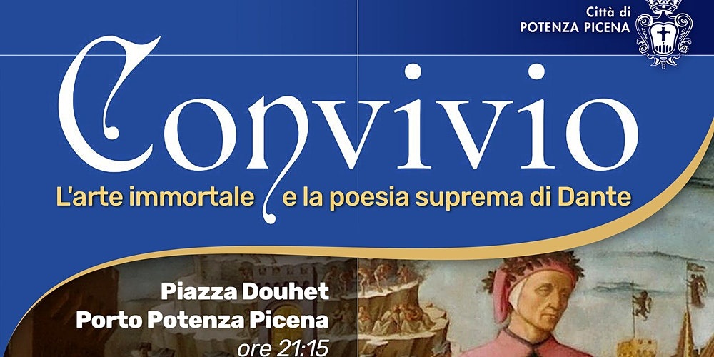 Potenza Picena: sarà Dante il filo conduttore delle tre serate di Convivio.
