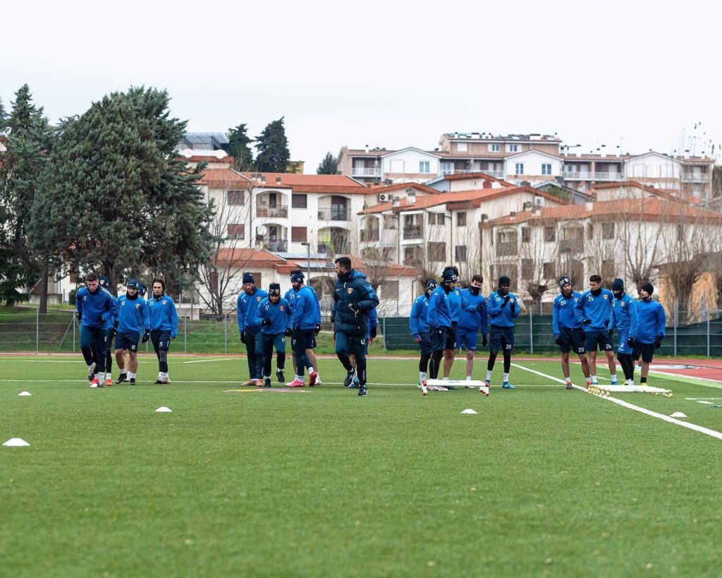 Recanatese in allenamento