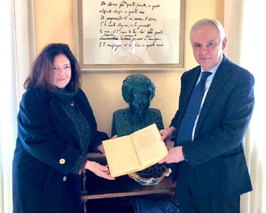 Donata al CNSL una lettera autografa di Giacomo Leopardi al padre Monaldo