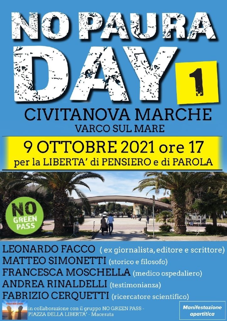 Il lasciapassare è fascista e comunista. Lottiamo per la libertà