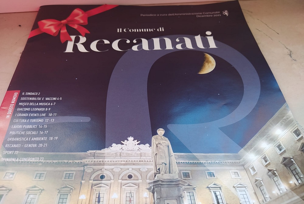 Recanati: in arrivo il giornalino del Comune