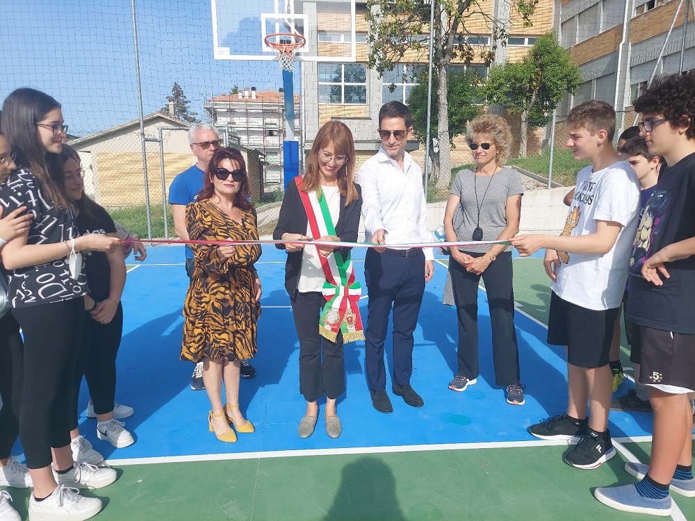 Potenza Picena, nuovo campetto polifunzionale per la scuola media