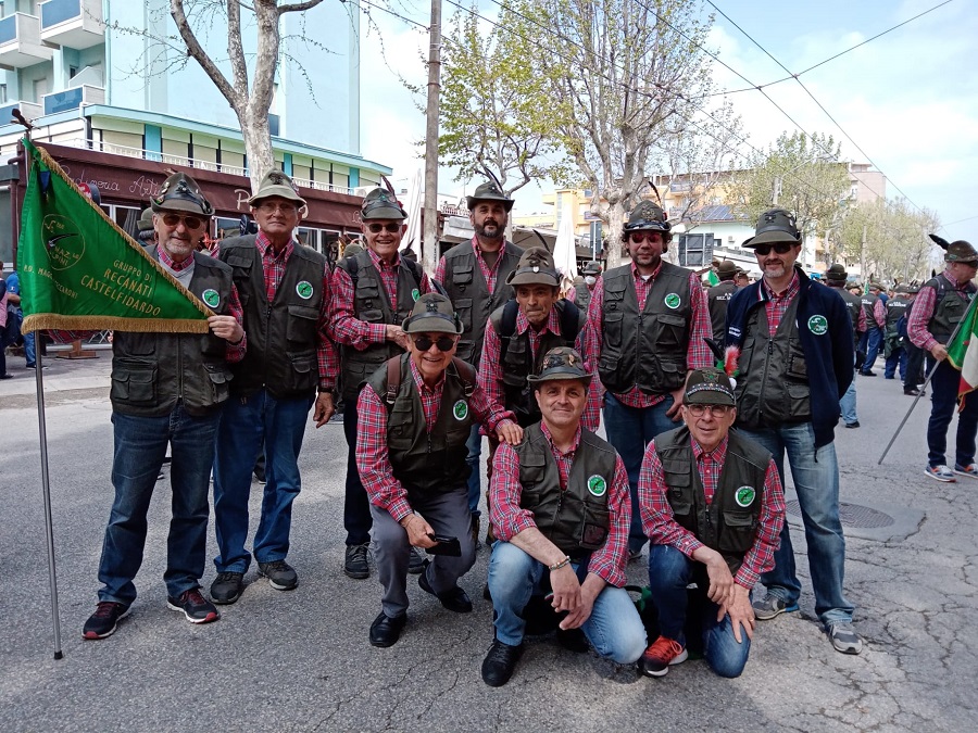 IL GRUPPO ALPINI DI RECANATI E CASTELFIDARDO ALLA 93° ADUNATA NAZIONALE DI RIMINI
