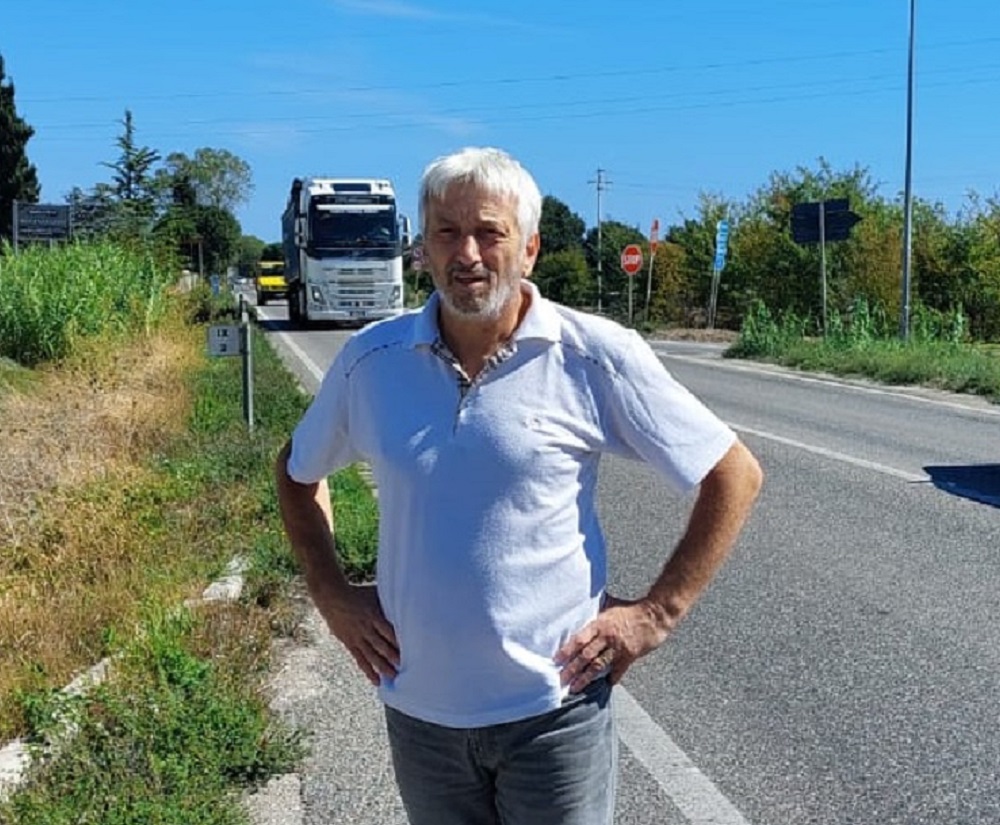 Potenza Picena. Massimo Caprani chiede di aumentare la sicurezza sulla strada Regina