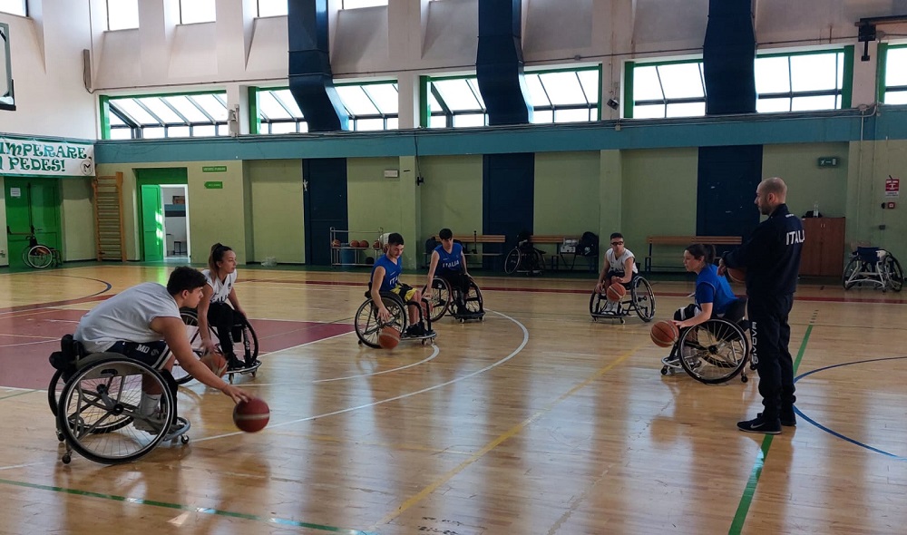 “Academy” al Palaprincipi di Porto Potenza Picena della Nazionale Italiana di Basket in Carrozzina