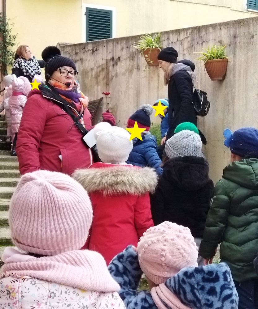 Una passeggiata dei bambini della Scuola dell’Infanzia di “Via Camerano” attraverso i luoghi della Memoria di Recanati
