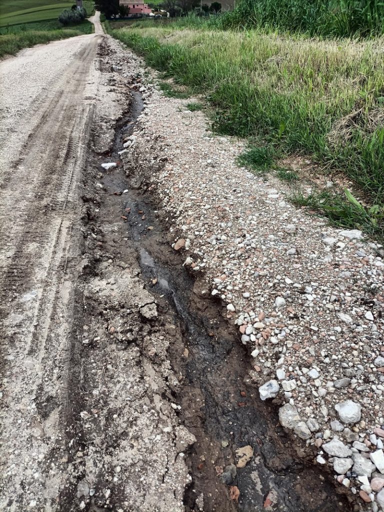 RECANATI: la Giunta approva nove interventi di viabilità rurale per la tutela del rischio idrogeologico