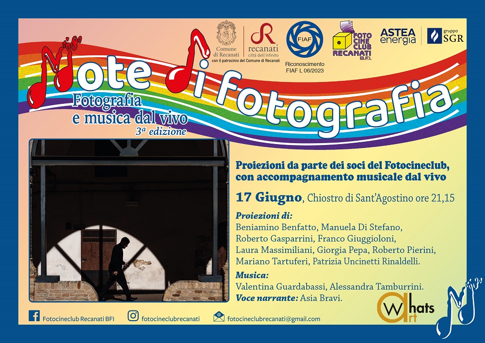 Recanati: Tutto pronto per “Note di fotografia”