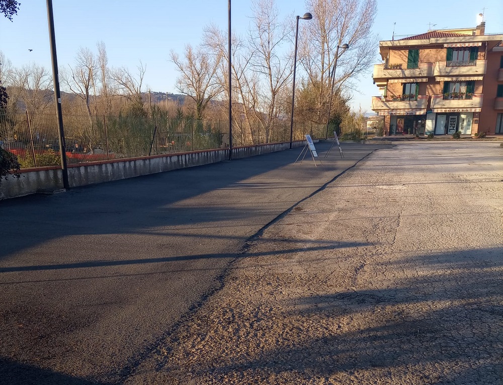 Montecassiano, conclusi i lavori di messa in sicurezza di una porzione del piazzale Maestri del lavoro