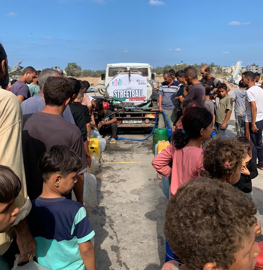 Da Recanati e Porto Recanati arriva l’acqua in Palestina