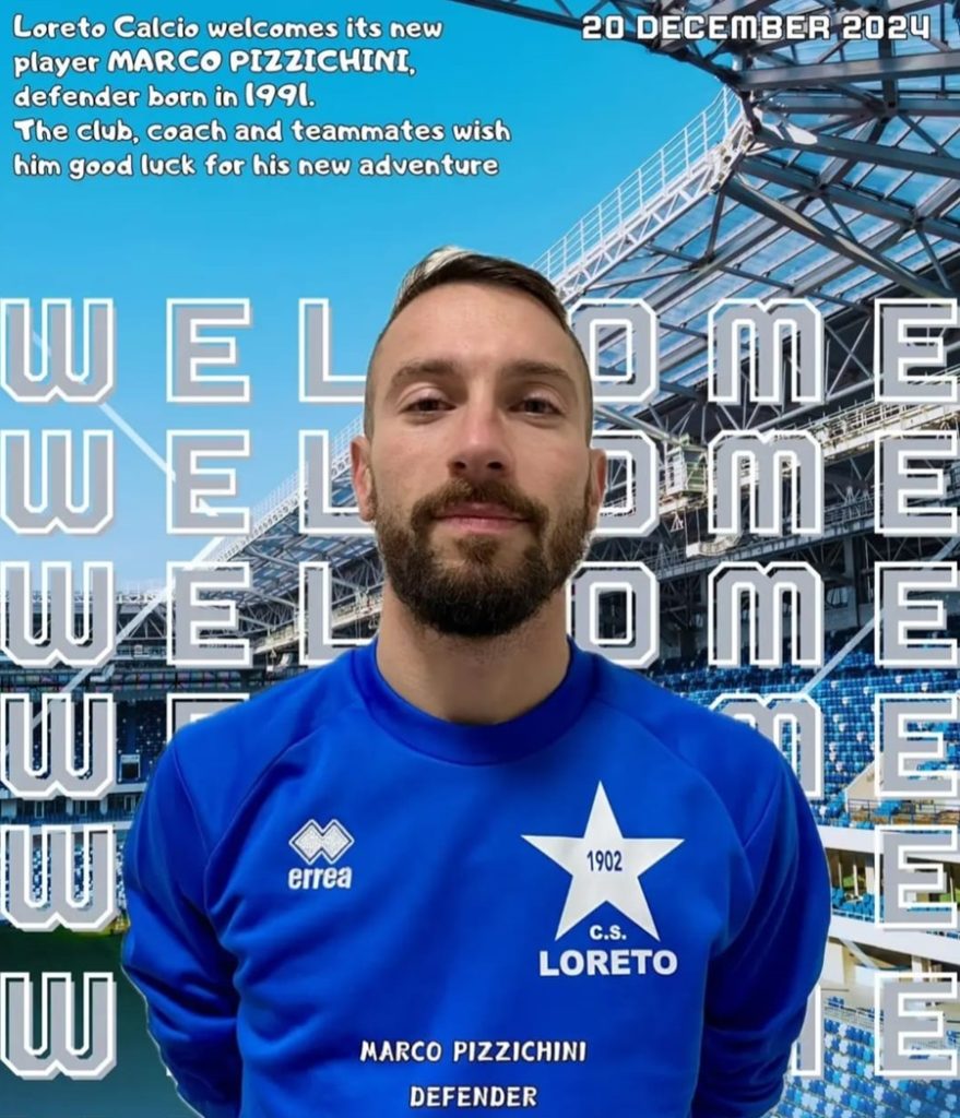 Il Loreto vince in trasferta con la Falconarese. Rinforza la difesa con Pizzichini