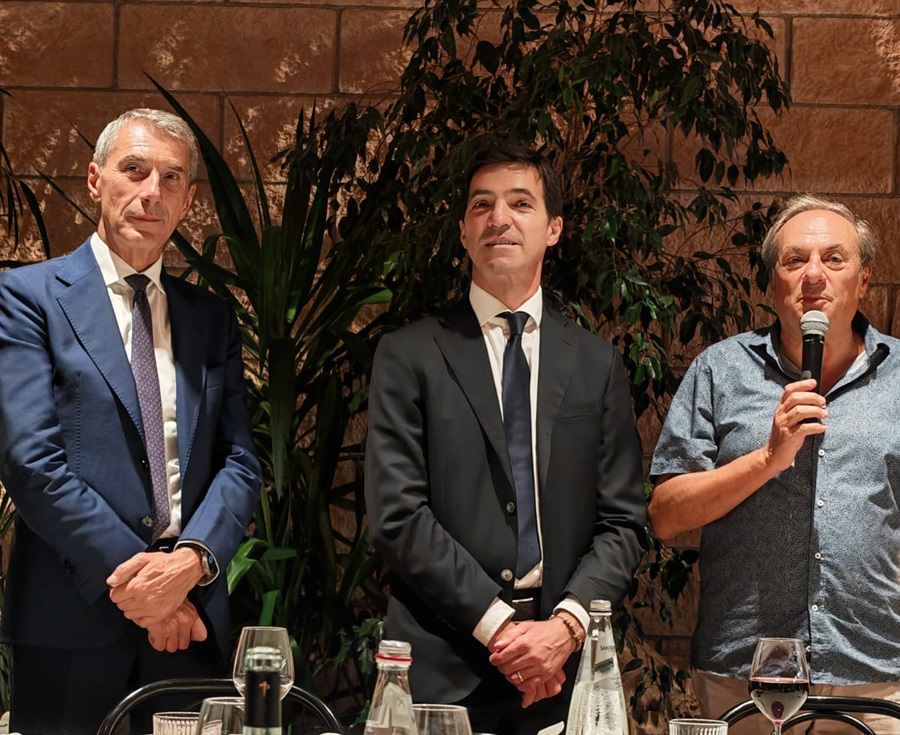 Francesco Acquaroli e Antonio De Poli a Recanati col capolista UDC alle regionali Luca Marconi