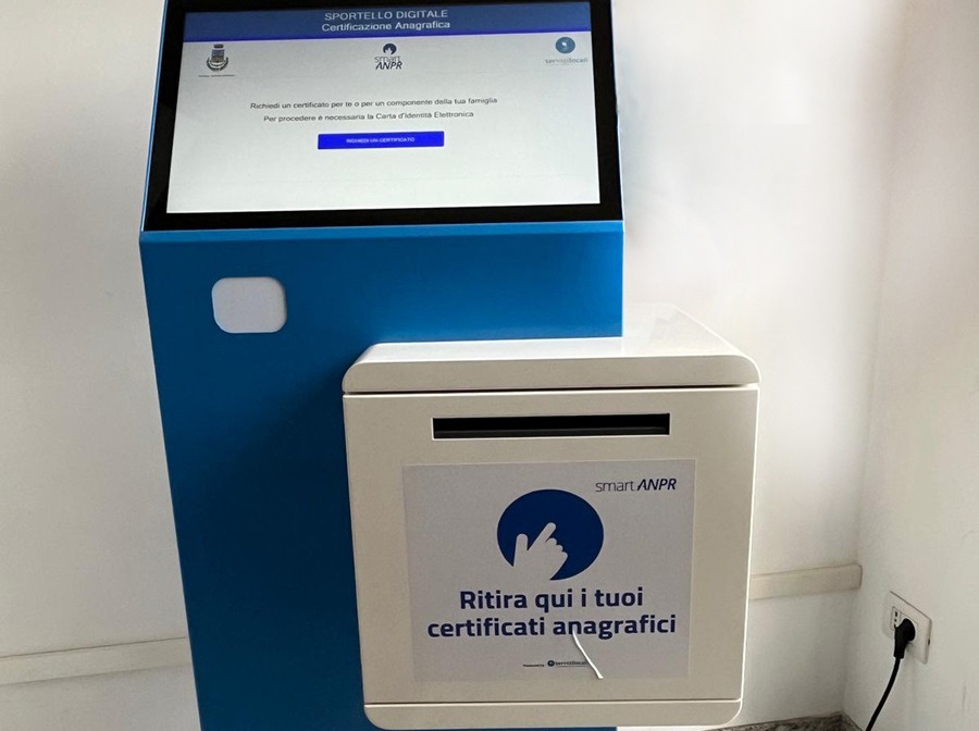 Porto Recanati introduce il Totem per certificati anagrafici immediati e senza attese