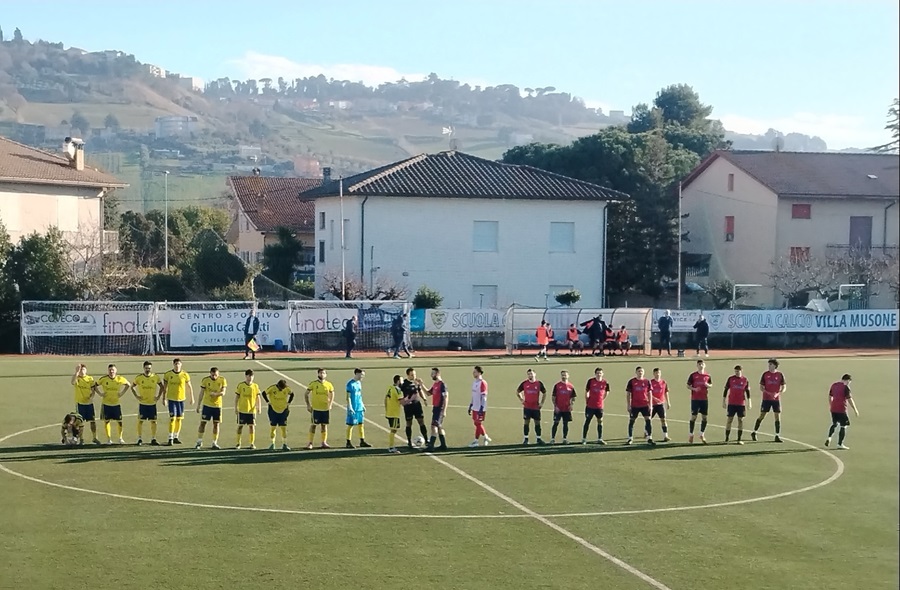 Villa Musone e Camerano si dividono la posta in palio