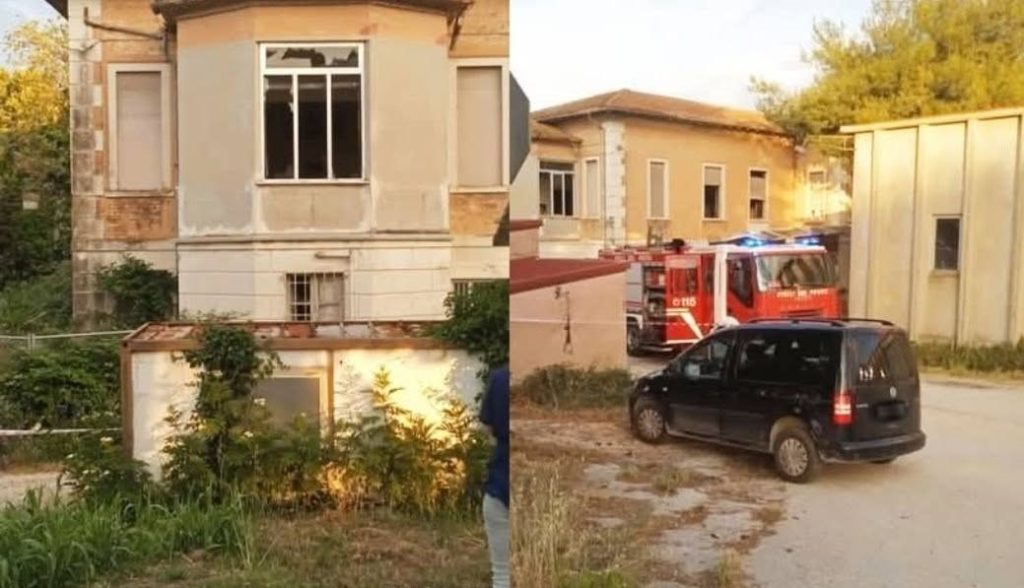 Porto Recanati, doppio incendio negli edifici abbandonati di via Argentina: pista dolosa, avvistate tre persone