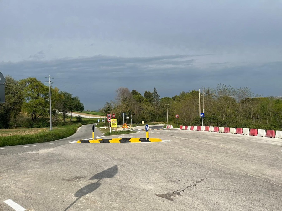 Viabilità, al via i lavori per la nuova rotatoria a Montecassiano