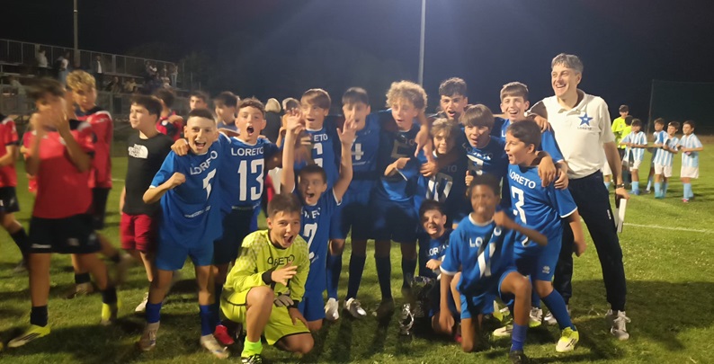 C.S.Loreto la squadra esordienti vince il Torneo Serafini di San Claudio