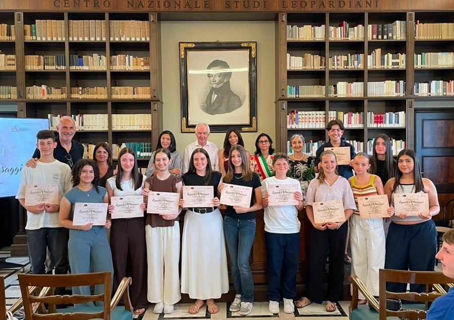 Concorso letterario “Leopardi e il paesaggio” III edizione: la premiazione alla Sala Foschi del CNSL.
