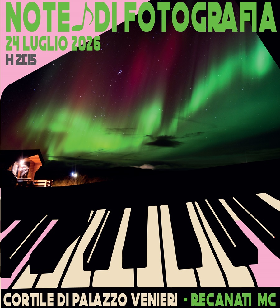 Recanati. Ultima serata dello spettacolo “Note di fotografia”.