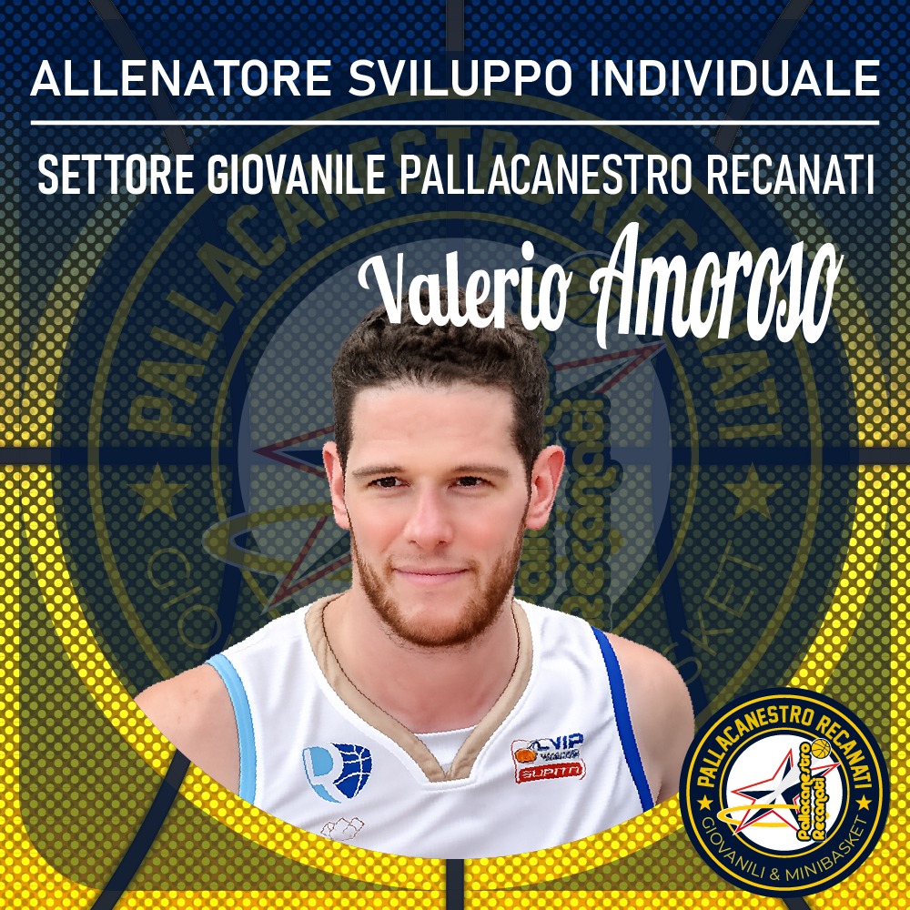 Giovanili, Valerio Amoroso nello staff della pallacanestro Recanati