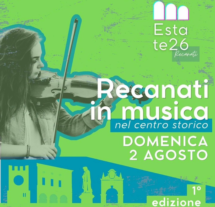 Recanati in Musica: oggi la città si trasforma in un grande palcoscenico