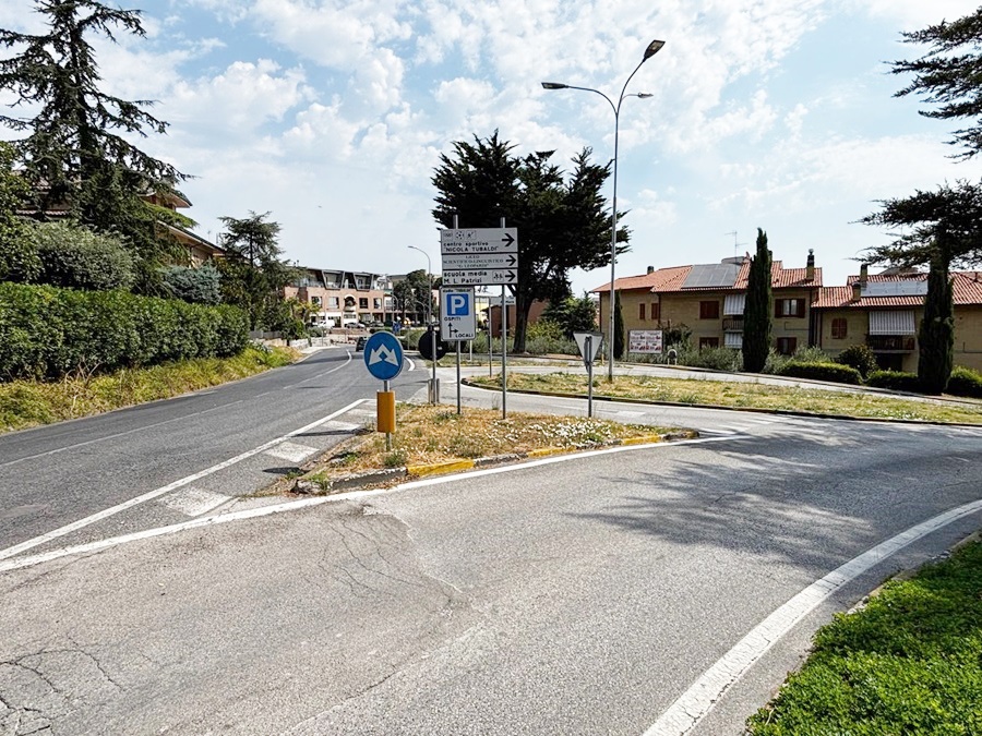 Recanati: al via i lavori per la nuova rotatoria di via Nazario Sauro