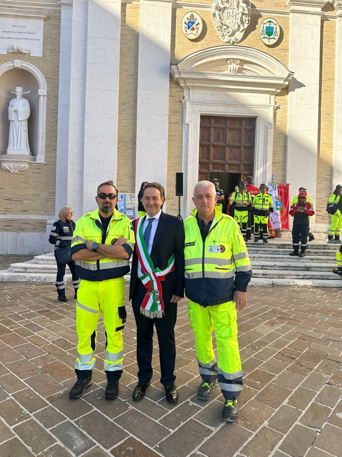 Montefano alla Giornata del Volontariato di Protezione Civile delle Marche a Macerata