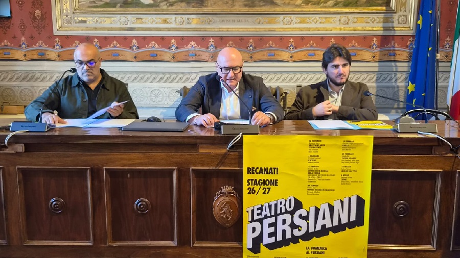 Stagione teatrale autunno inverno 2026/27, al Persiani di Recanati
