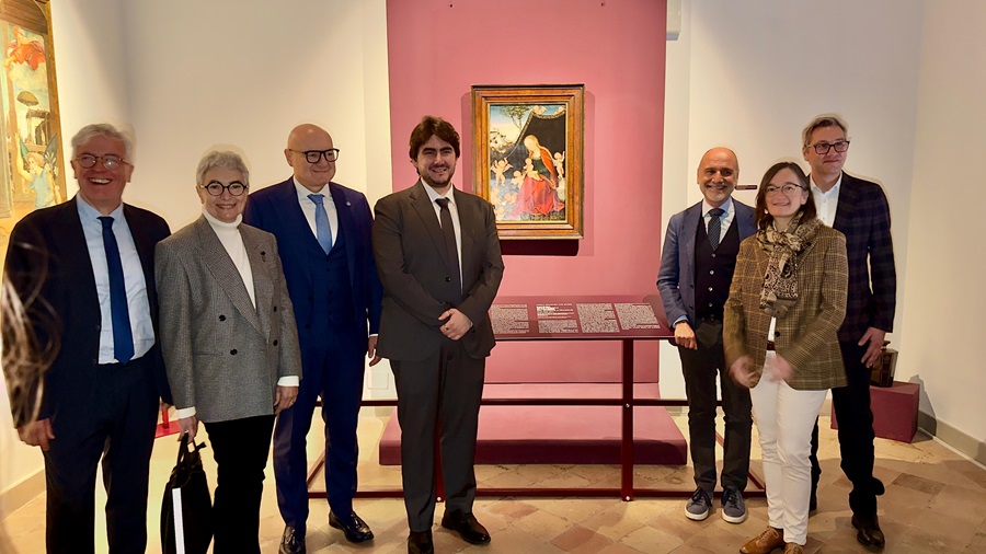 Recanati, insediata a Villa Colloredo Mels la ‘Madonna delle fragole’