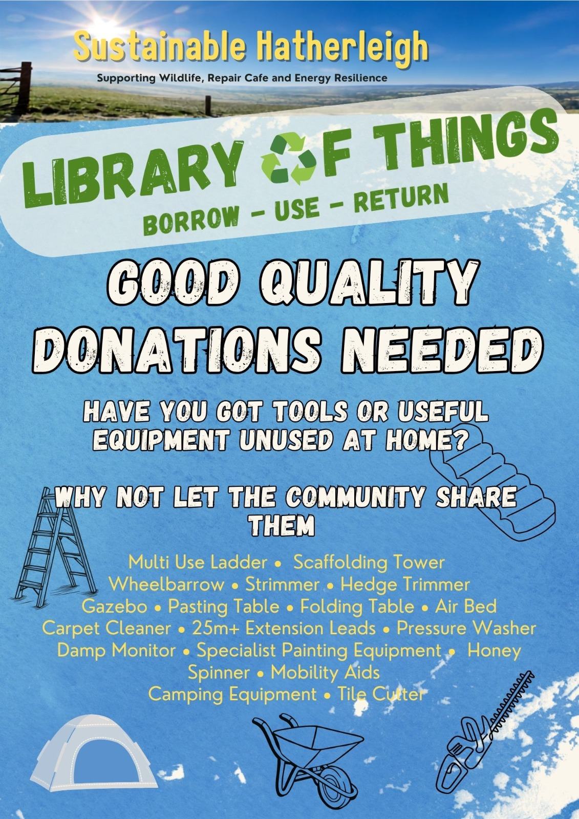 Library of Things donations needed