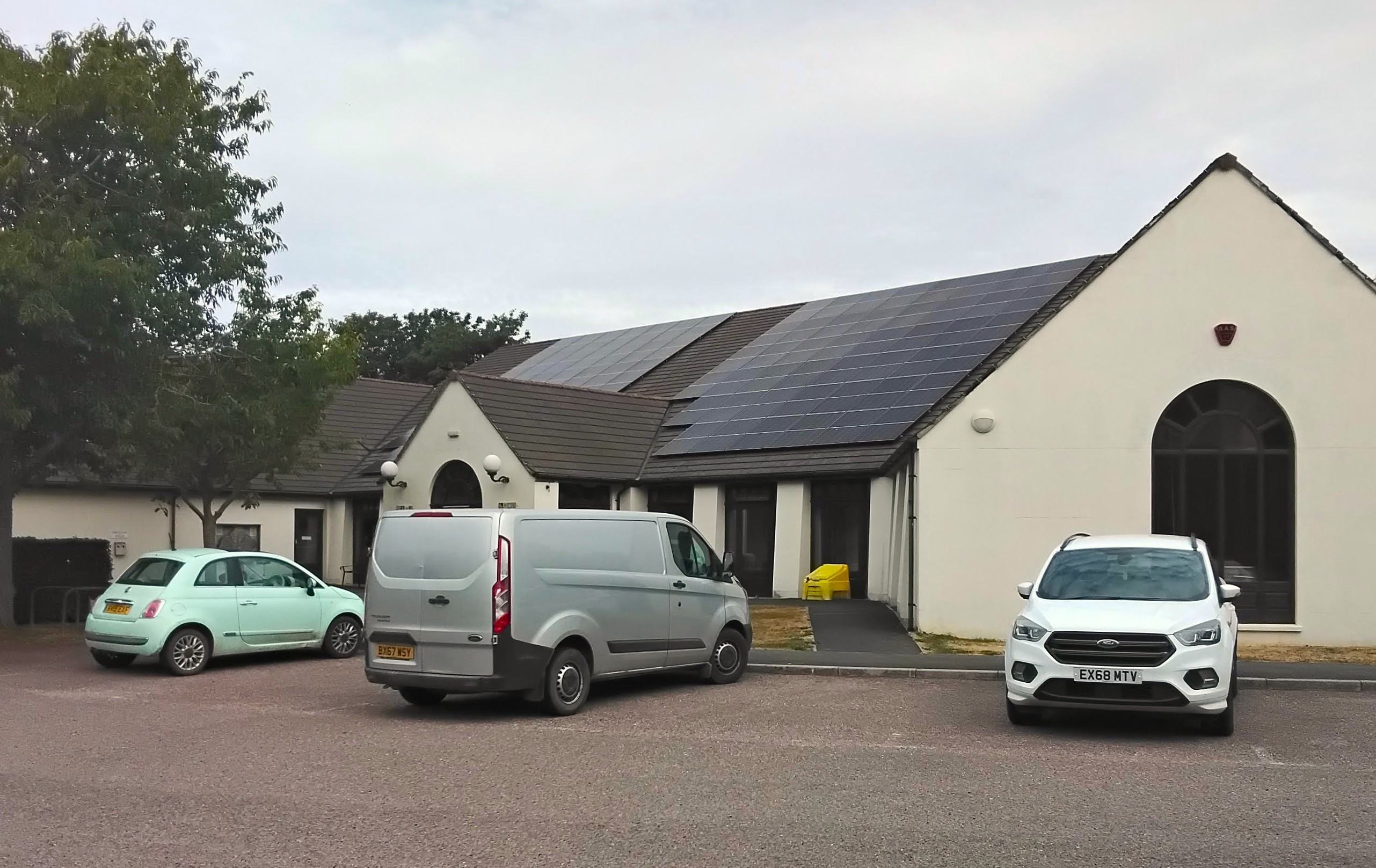 Solar Panels on the Community Centre