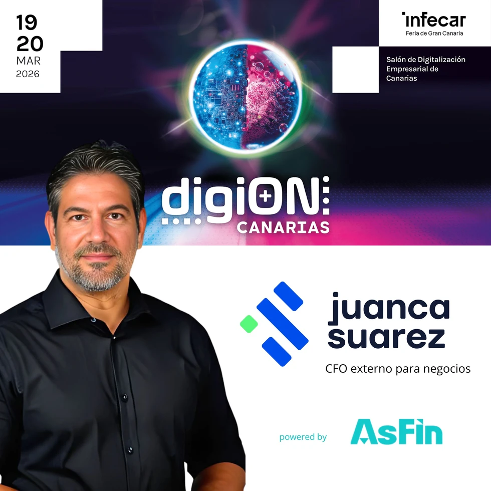 Juanca Suárez presenta en DigiON Canarias 2026 una ITV financiera con IA para que las pymes tomen mejores decisiones